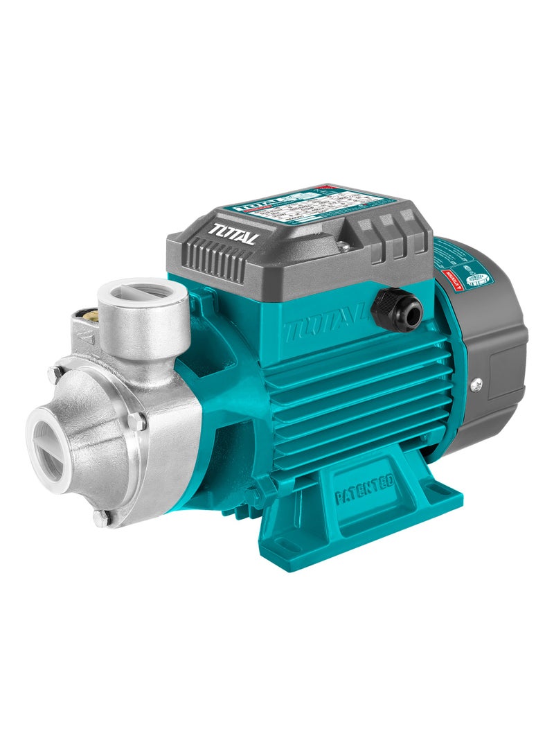 TOTAL Stainless Steel Peripheral Water Pump, 370W 0.5HP, 1" x 1" Pipe Diameter, 35m Max Head, 35L/min Max Flow, Copper Wire Motor, Brass Impeller, 220-240V - Image 1